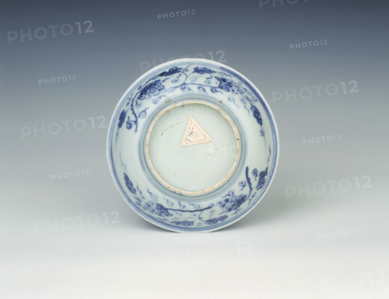 Blue and white dish, Ming dynasty, China, c1500. Artist: Unknown