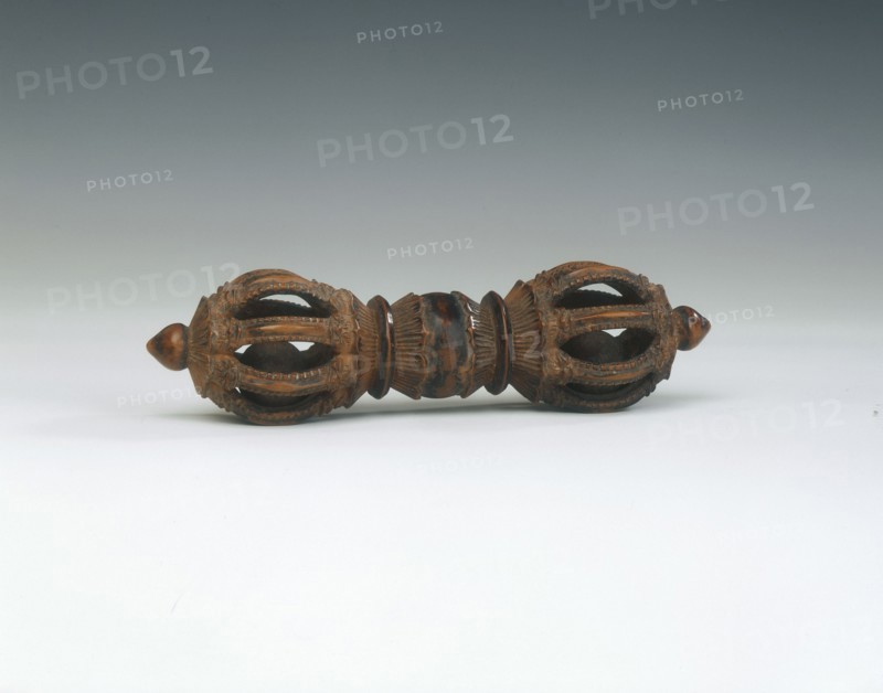 Boxwood vajra, Tibet, 18th century. Artist: Unknown