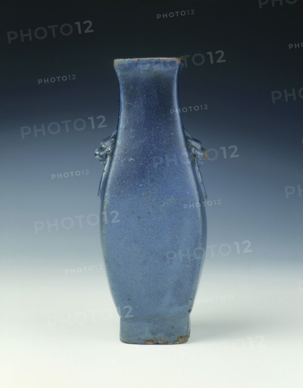Shiwan blue vase, Late Ming dynasty, China, 1600-1644. Artist: Unknown