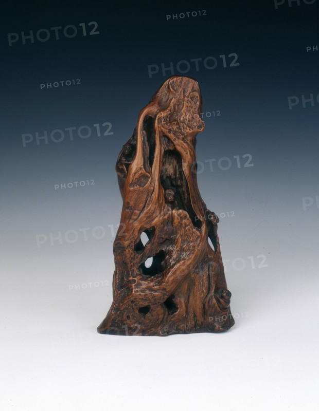 Sculpture of a mountain with monkeys, Qing dynasty, China, 18th century. Artist: Unknown