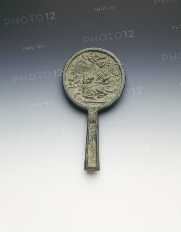 Mirror decorated with a unicorn, Late Southern Song dynasty, China, 13th century. Artist: Unknown