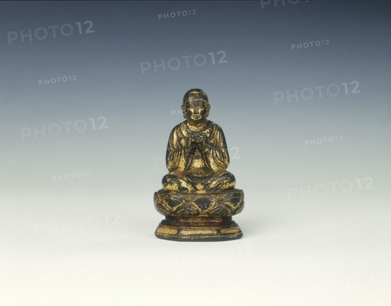 Gilt bronze Buddha, China, 10th century. Artist: Unknown