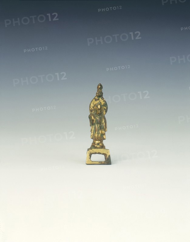 Gilt bronze Avalokitesvara, Sui dynasty, China, 581-618 AD. Artist: Unknown