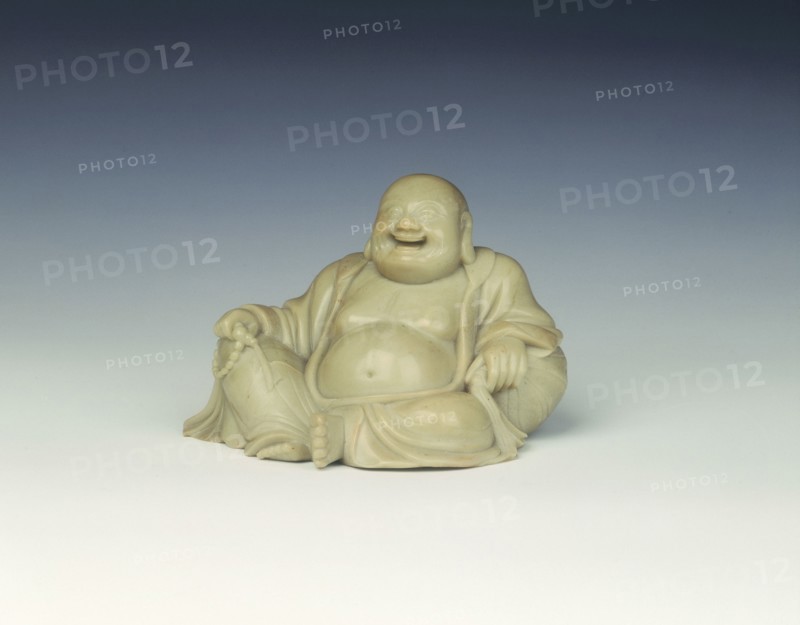 Soapstone laughing Buddha, Qing dynasty, China, late 17th-18th century. Artist: Unknown