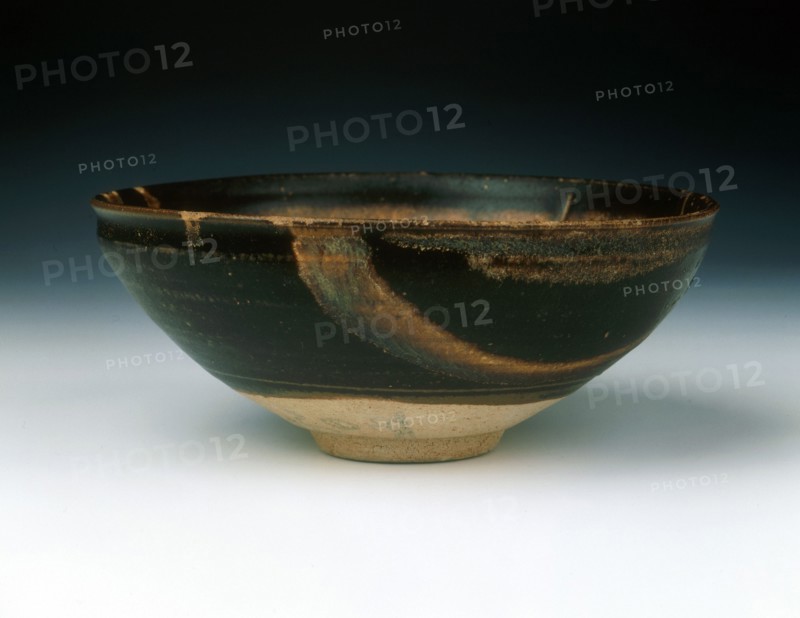 Celadon roof end finial with punched decoration, Than Hoa, Vietnam, 13th-14th century. Artist: Unknown