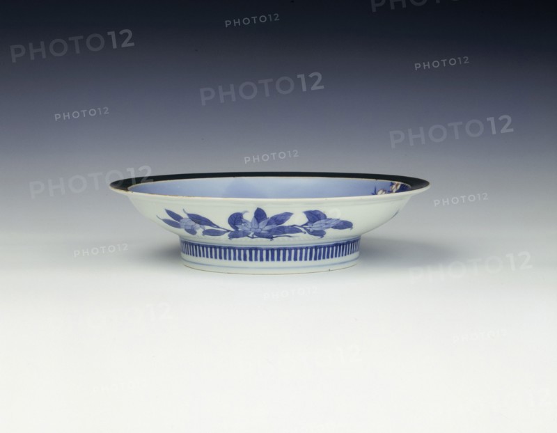 Nabeshima polychrome dish, Kyoho Era, middle Edo period, Japan, 1716-1736. Artist: Unknown
