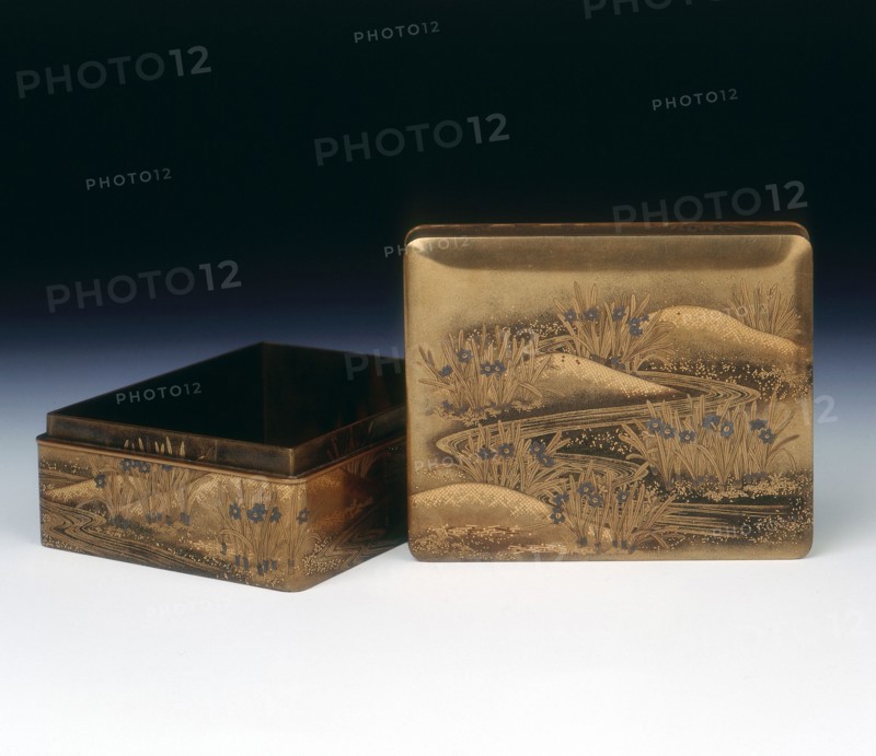 Maki-e lacquer box, late Edo period, Japan, early 19th century. Artist: Unknown