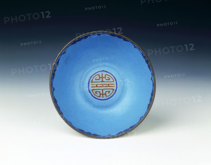 Canton enamel bowl, Jiaqing period, Qing dynasty, China, 1796-1820. Artist: Unknown