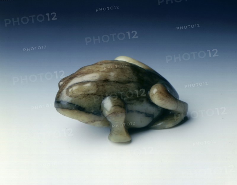 Jade frog, Late Ming dynasty, China, 1550-1644. Artist: Unknown