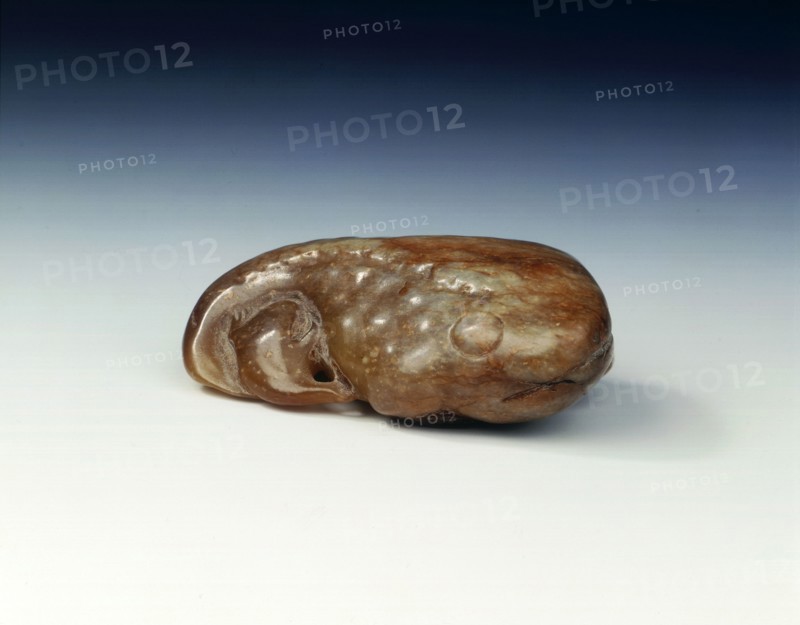 Jade group of three-legged toad and young, late Ming dynasty, China, 1550-1644. Artist: Unknown