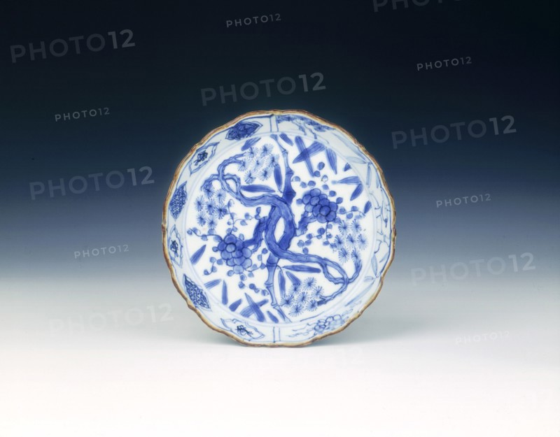 Blue and white Shonsui-type saucer, Ming dynasty, China, 2nd quarter of 17th century. Artist: Unknown