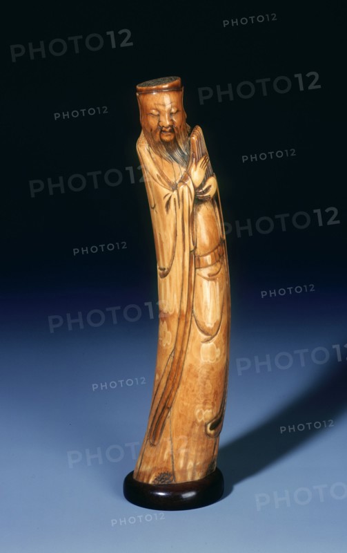 Ivory immortal with reed pipes, late Ming dynasty, China, 1550-1644. Artist: Unknown