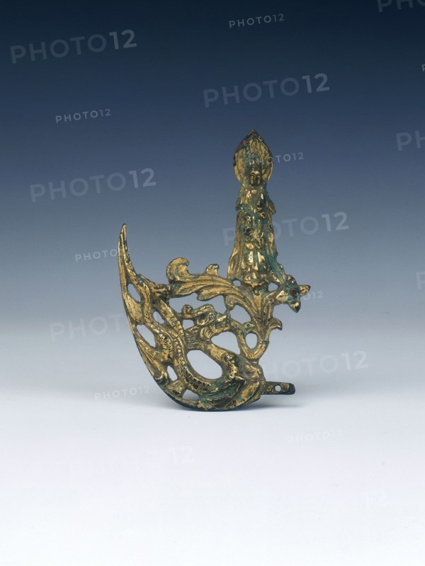 Gilt-bronze applique, Northern or Eastern Wei dynasty, China, 386-550. Artist: Unknown