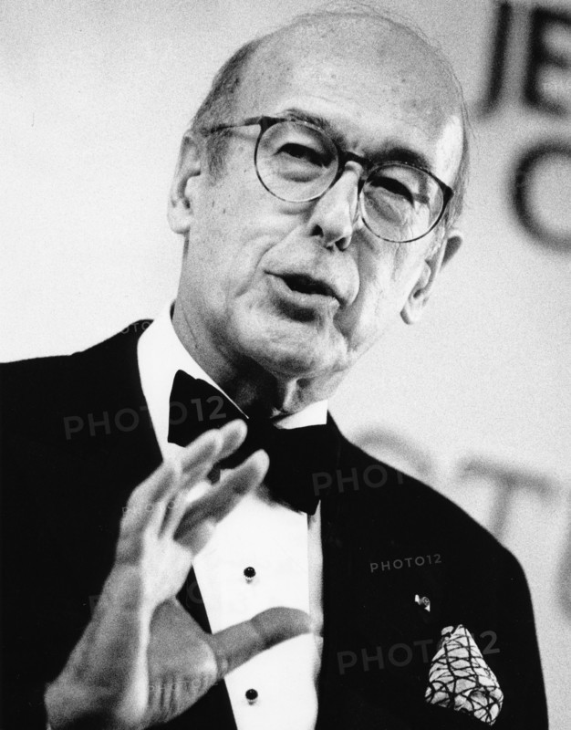 Valery Giscard d'Estaing, French centre-right politician. Artist: Unknown