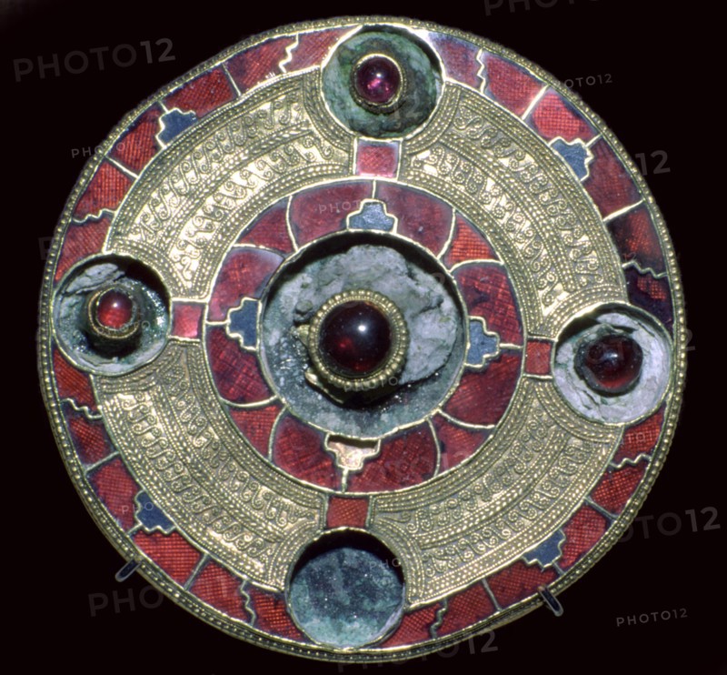 Anglo-Saxon brooch of the 'Kentish' type. Artist: Unknown