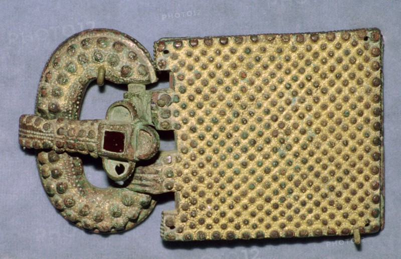Visigothic Belt-Buckle, c6th century.