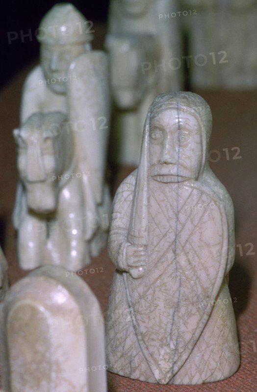 The Lewis Chessmen, (Norwegian?), c1150-c1200. Artist: Unknown