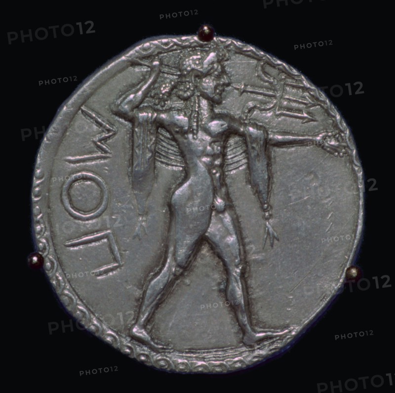 Stater of Poseidonia, 5th century BC. Artist: Unknown