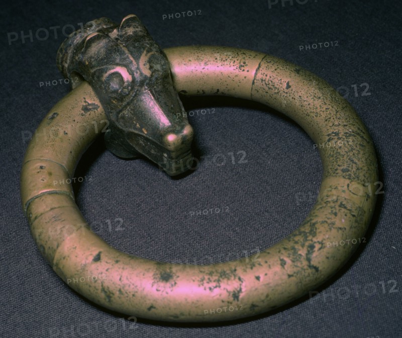 Door Ring found in a Viking grave, 9th century. Artist: Unknown