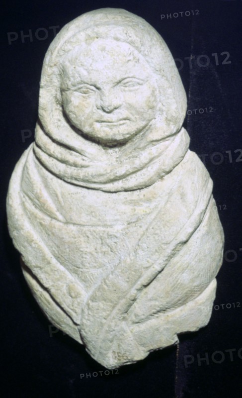 Celtic Stone Votive Figure of a Child. Artist: Unknown