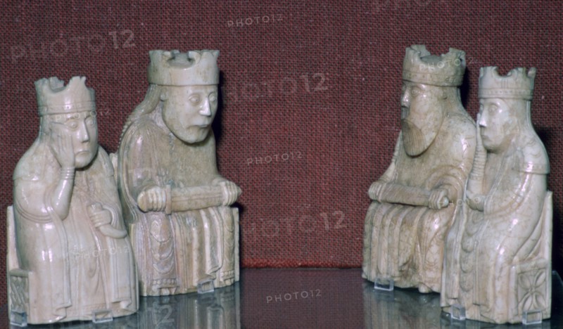 The Lewis Chessmen, (Norwegian?), c1150-c1200. Artist: Unknown