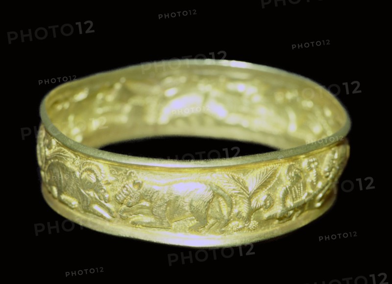 Bracelet from the Hoxne hoard, Roman Britain, buried in the 5th century. Artist: Unknown
