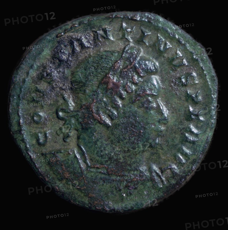 Bronze coin of Constantine I, 4th century. Artist: Unknown