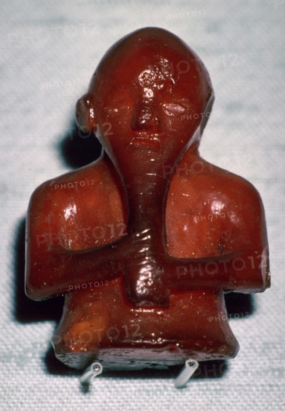 Amber Viking playing piece, 8th-11th century. Artist: Unknown