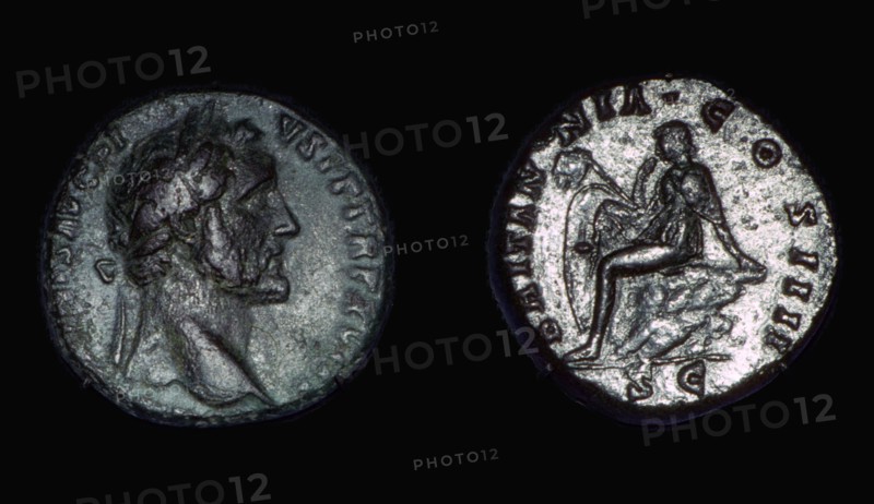 Roman coin of Vespasian, 1st century. Artist: Unknown