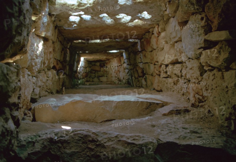 Menorca Naveta d'es Tudons, interior view, c.2000 BC Artist: Unknown