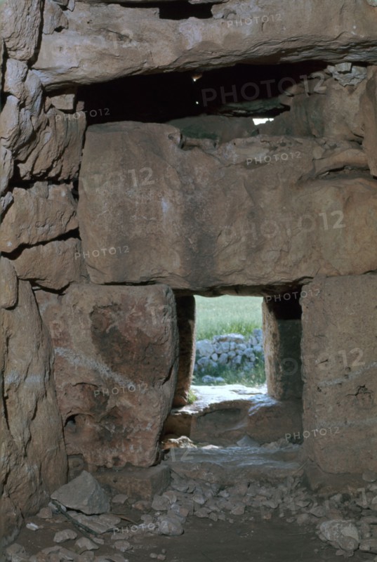 Naveta at Els Tudons, an interior view, c.2000 BC. Artist: Unknown