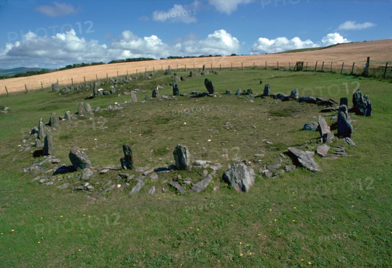 Braiid settlement site on the Isle of Man. Artist: Unknown