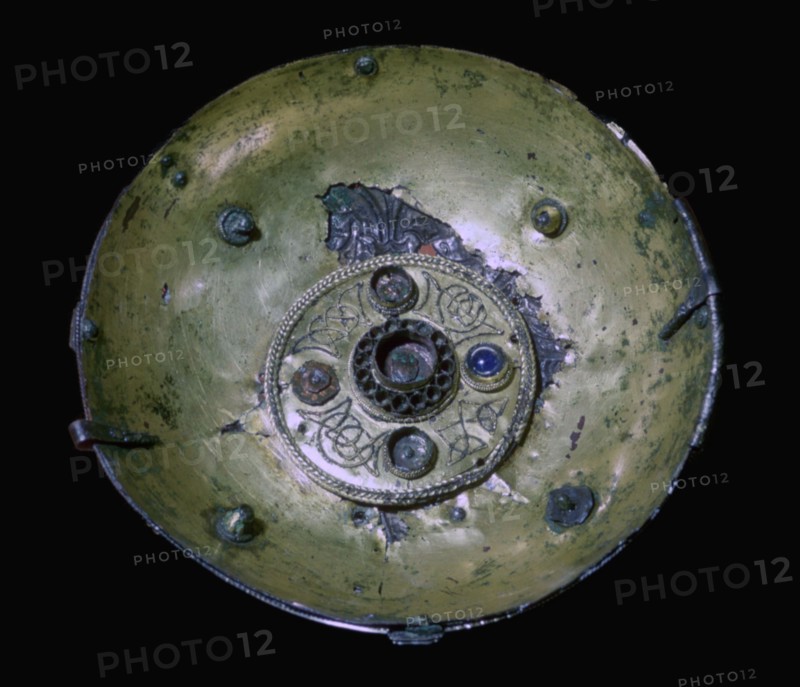 The Ormside Bowl, an Anglo-Saxon bronze-gilt bowl. Artist: Unknown