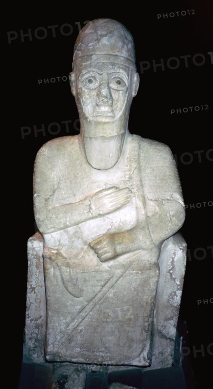 Statue of Idrimi, Late Bronze Age/Syrian, 16th century BC. Artist: Unknown