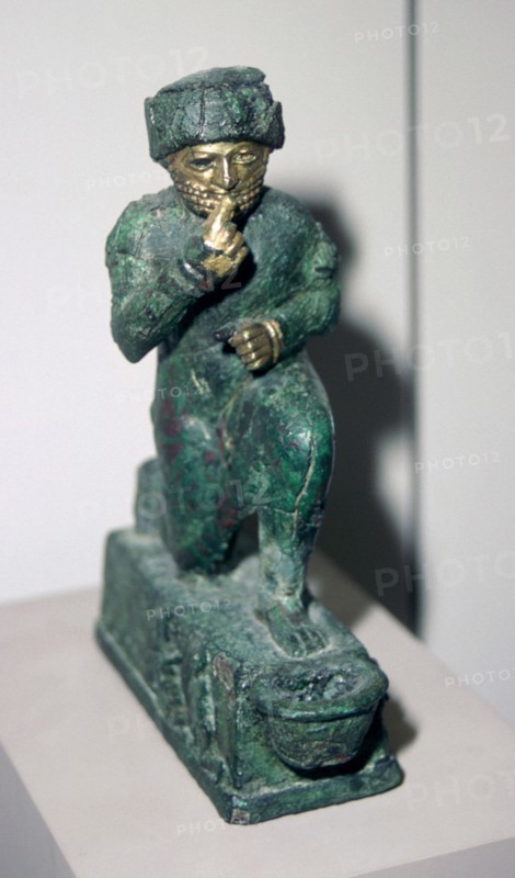 Statuette of a Babylonian worshipper, possibly Hammurabi, dedicated to the God Amurru. Artist: Unknown