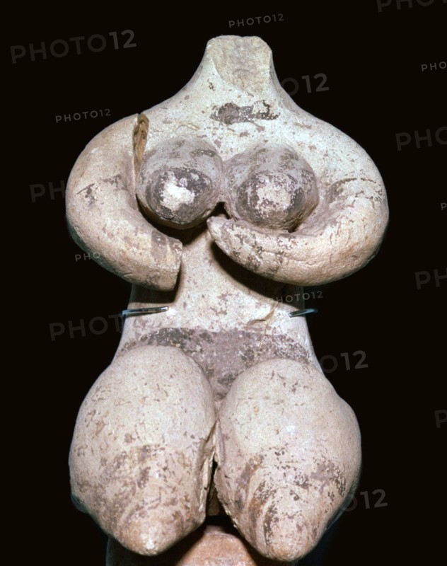 Syrian baked clay fertility figure, 5th century BC. Artist: Unknown