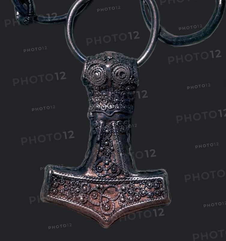 Viking 'Thor's Hammer' pendant, 10th century Artist: Unknown