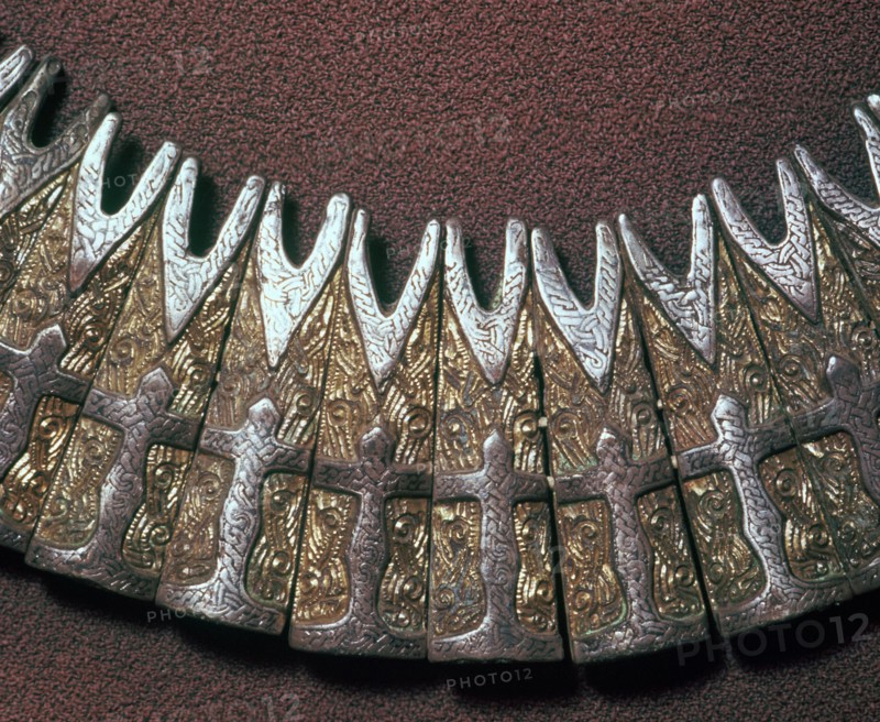 Detail of a Viking neck ornament. Artist: Unknown