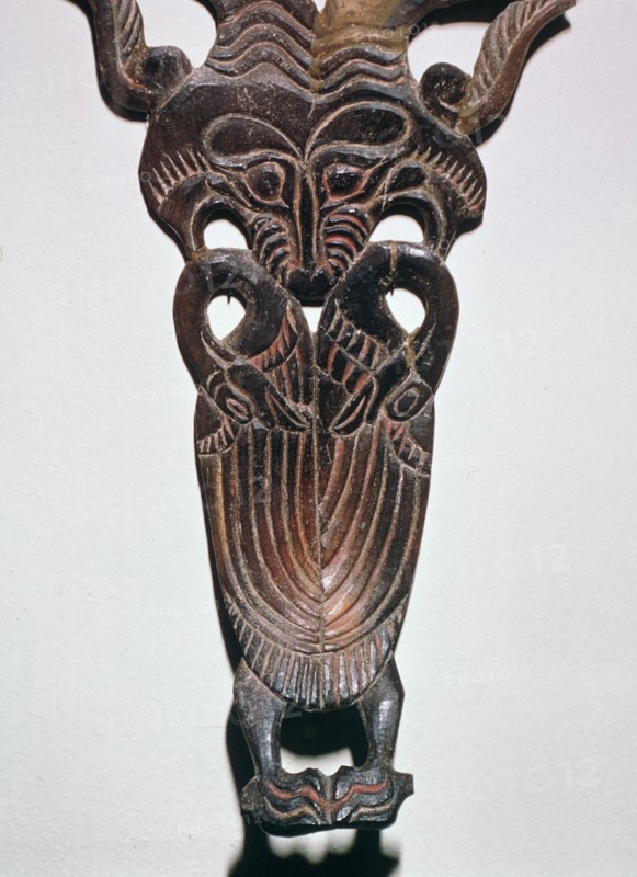 Bridle decoration representing a horned tiger and two swans, 5th century BC Artist: Unknown