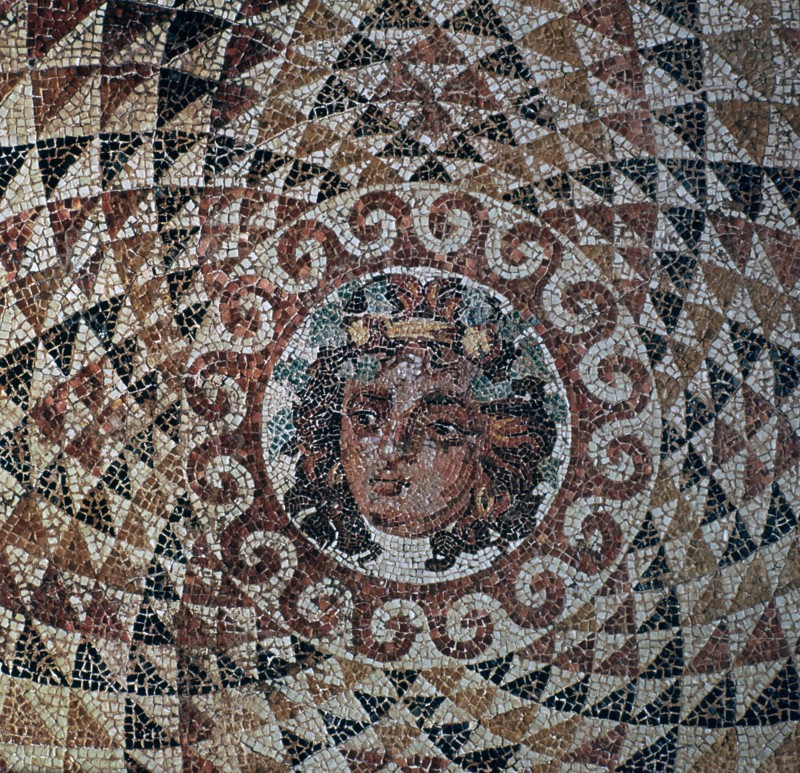 Roman mosaic of Dionysus. Artist: Unknown