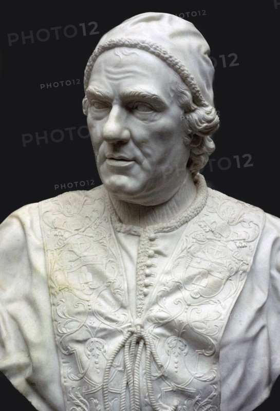 Bust of Pope Clement XIV. Artist: Christopher Hewetson