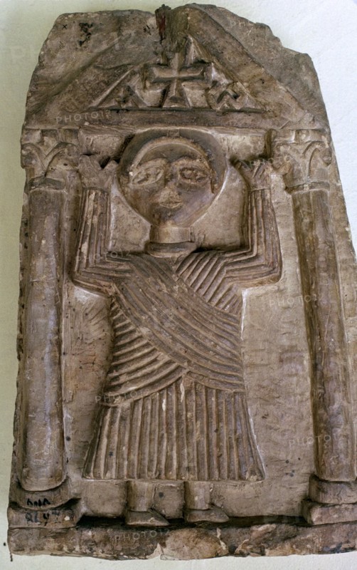 Coptic Funeral Stele, 3rd-4th century. Artist: Unknown