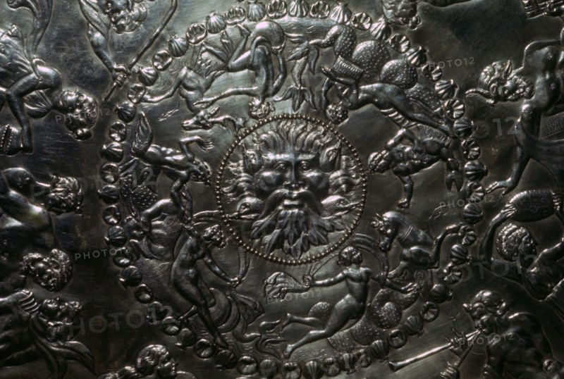 The Great Dish from the Mildenhall treasure, Roman Britain, 4th century. Artist: Unknown