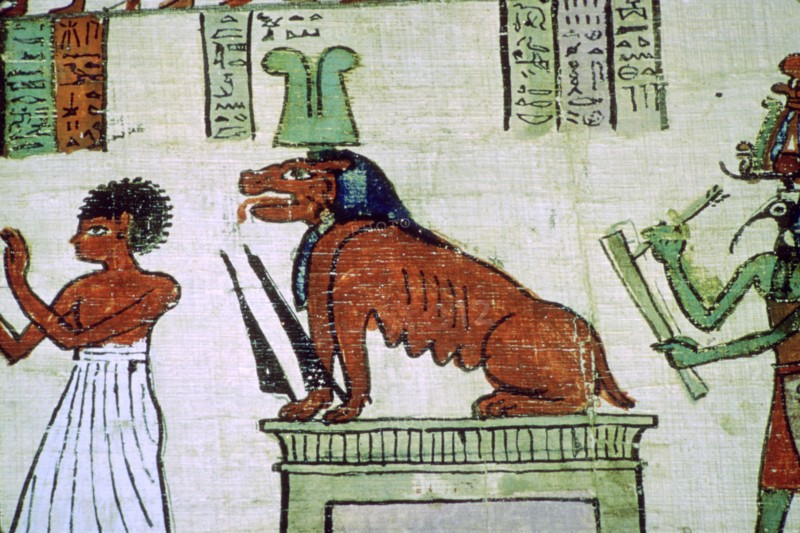 Image of the Egyptian deity Ammit. Artist: Unknown