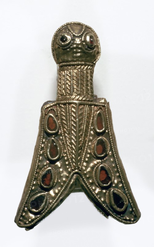 Hunnish gold fibula in the form of a cicada, 2nd century. Artist: Unknown