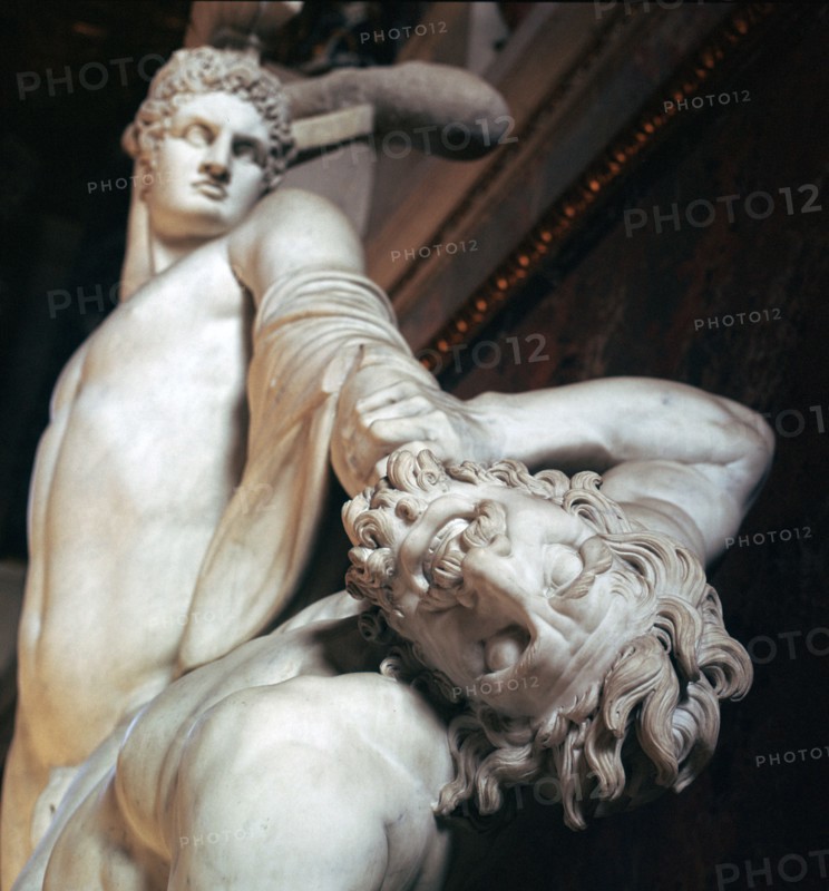 Perseus fights with the centaur. Creator: Unknown.