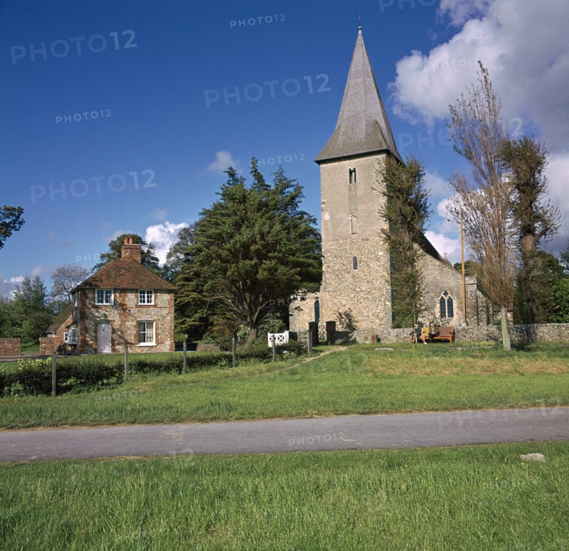 Bosham Church in Sussex, 9th century. Artist: Unknown