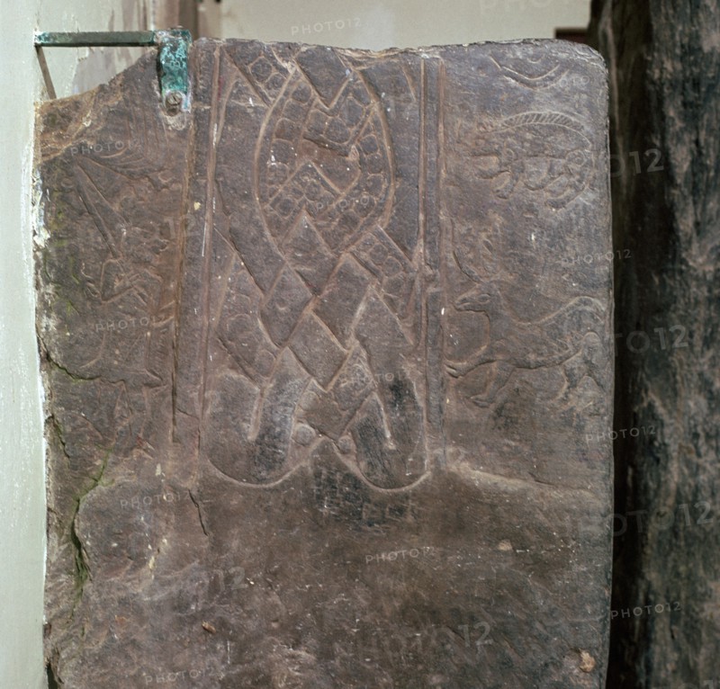 Viking Odin-Stone at Jurby on the Isle of Man, 10th century. Artist: Unknown