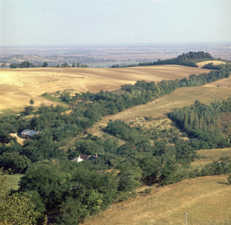 Landscape in Hungary near Pannonhalma monastery. Artist: CM Dixon Artist: Unknown