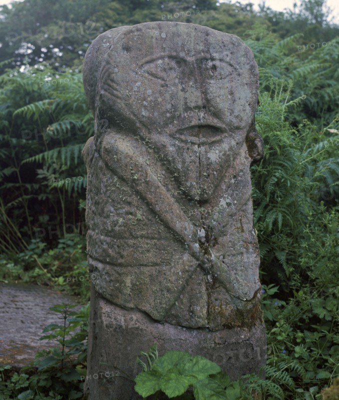 Two-headed Celtic 'Janus' figure, 5th century. Artist: Unknown